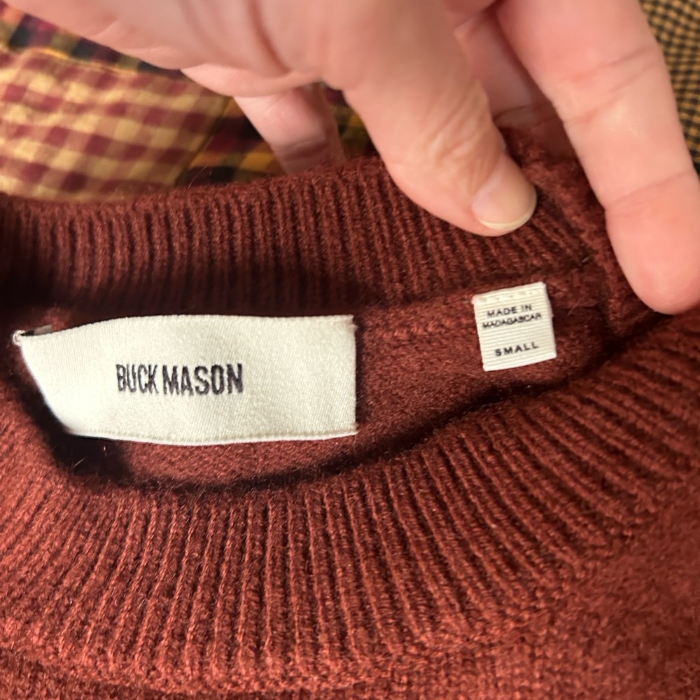 Buck Mason Idyllwild Cashmere Crew - Picture 2 of 4